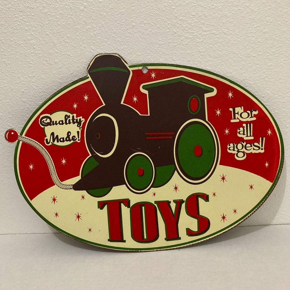 Lionel Train Vintage Looking Metal Wall Art Set of 2
